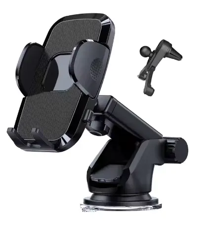 Heavy-Duty No-Slip Car Phone Mount – 360° Rotation